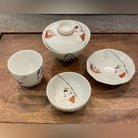 Vintage 5 Piece Tachiyoshi Set - Picture 2 of 7